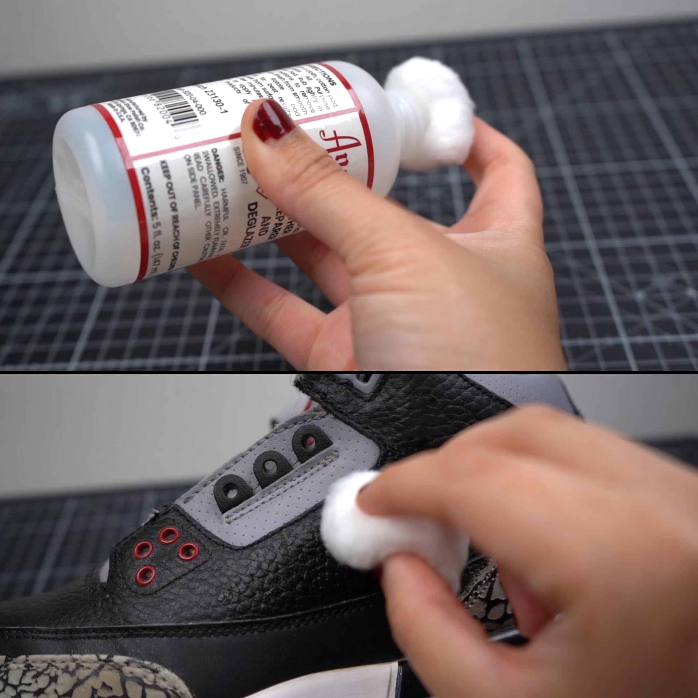 Angelus Leather Preparer and Deglazer 5oz - All-Purpose Shoe Cleaning Product, Removes Original Finish, Dirt and Oils, Preps Leather for Dye, Paint, Perfect for Shoes, Boots, Sneakers, Bags - Image 4