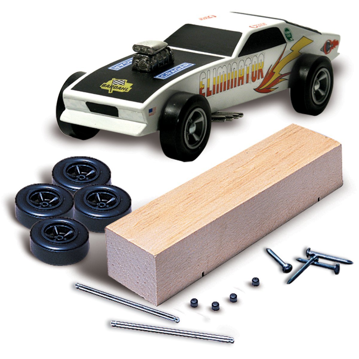 Woodland Scenics Pine Car Derby Car Kit, Basic (P370) - Image 2