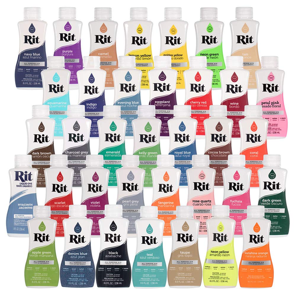 Rit Dye – Liquid Fabric Dye for Crafting, Clothing, and Décor – 8 oz. Bottle – Eggplant (Gloves Included) - Image 4
