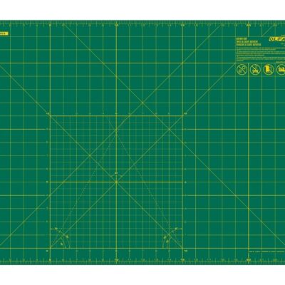 OLFA 18x24" Self-Healing Rotary Cutting Mat (RM-SG) - Double-Sided, Green