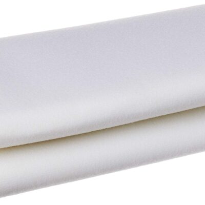 ByAnnie's Soft and Stable Fabric, 36 by 58-Inch, White
