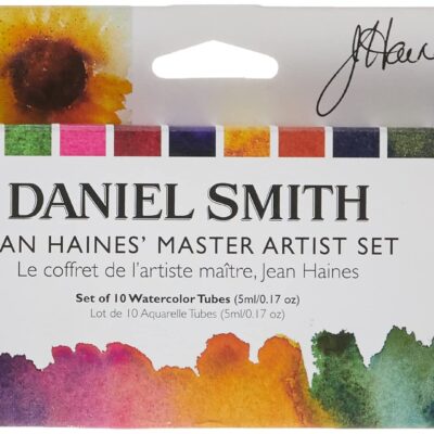 DANIEL SMITH Watercolor, 5ml tubes, Jean Haines Master Artist Set 10 Watercolor Tubes (total 10 pieces) 285610223, 0.17 Fl Oz (Pack of 10)