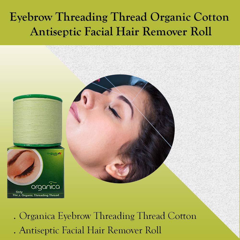Organica Face & Eyebrow Threading Thread Organic x 1 thread spool eyebrow makeup facial dermaplaning hair removal epilator tool - Image 2