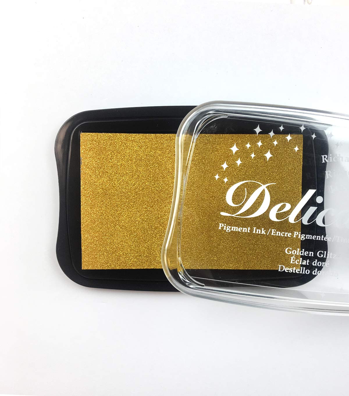 Tsukineko Delicata Ink pad, Golden Glitz - Image 4
