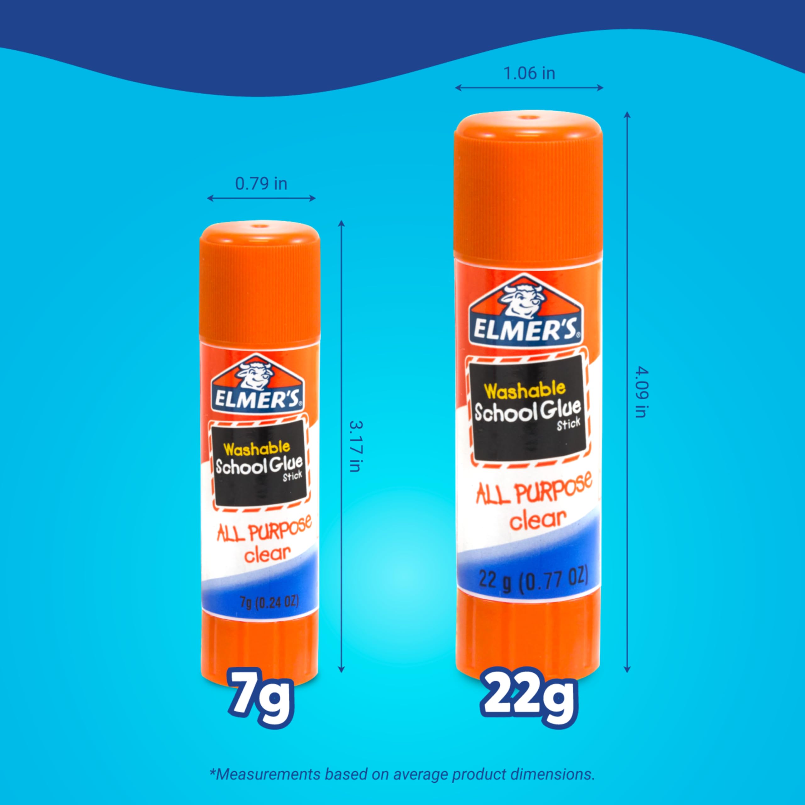 Elmer's All Purpose School Glue Sticks, Washable, 22 Grams, 30 Count - Classroom, Arts & Crafts, #1 Teacher Brand - Image 4