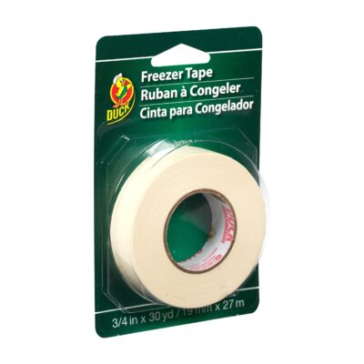 Duck Brand Write-On Freezer Tape, 3/4-Inch by 30-Yard, White, Single Roll