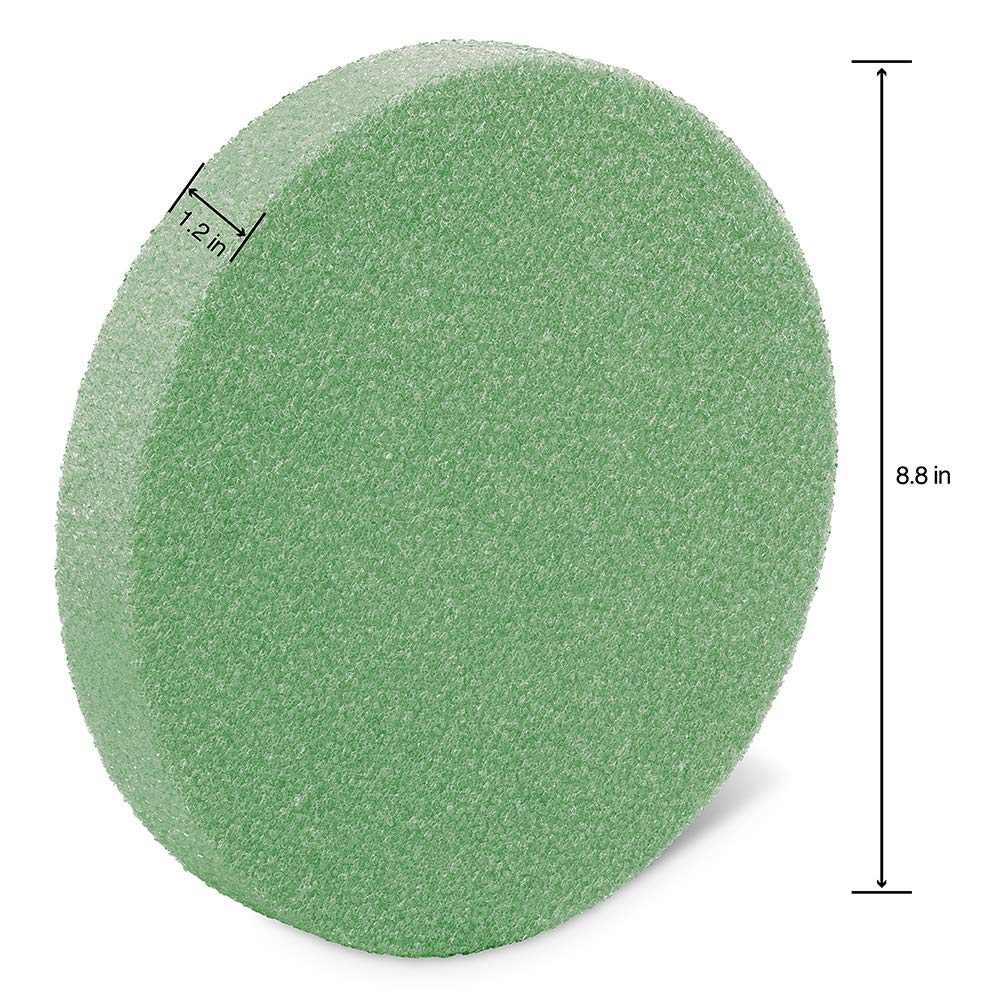 FloraCraft FloraFōM Disc 1.2 Inch x 8.8 Inch Green - Image 2