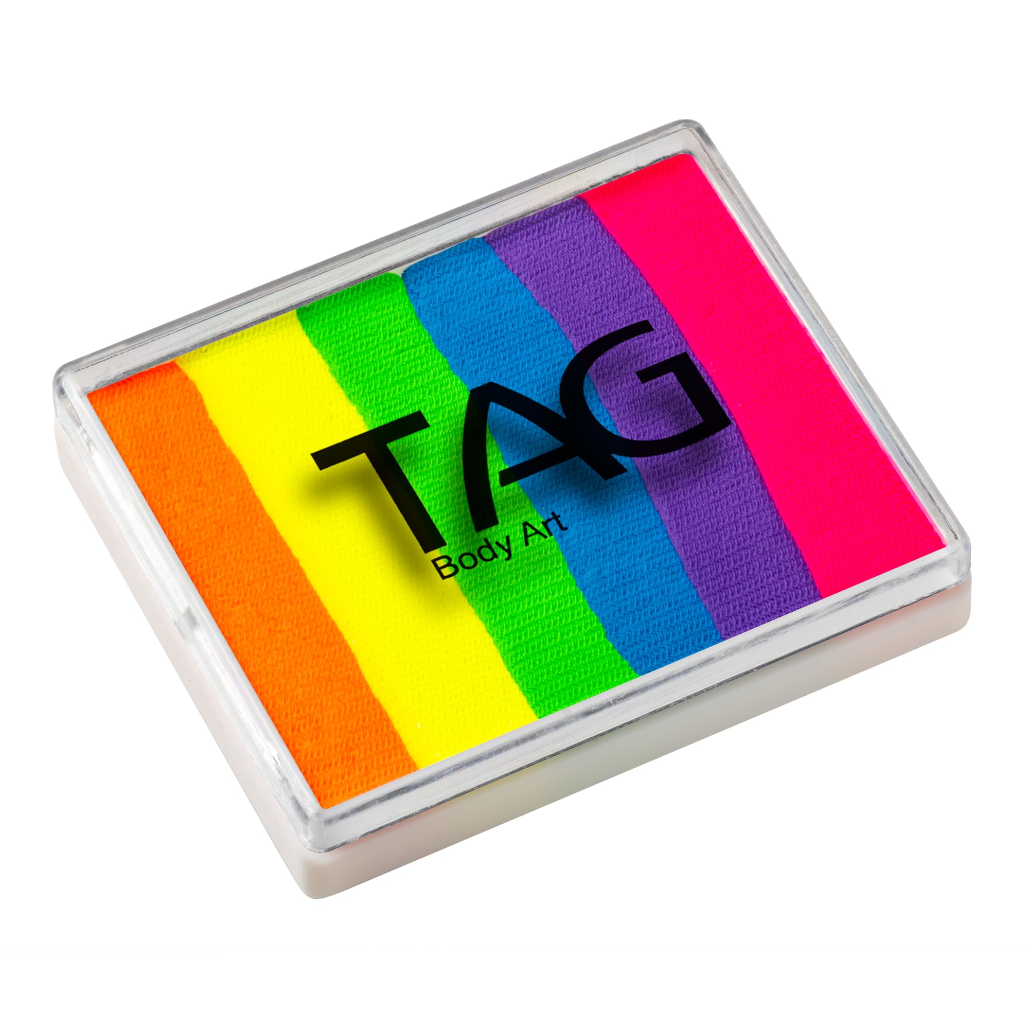 TAG Face and Body Paint - Split Cake 50g (Neon Rainbow) - Image 3