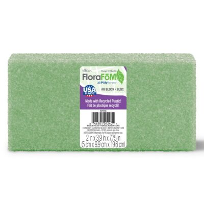 FloraCraft FloraFōM Block 2 Inch x 3.9 Inch x 7.75 Inch Green