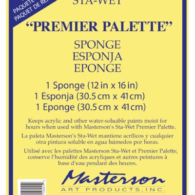 Masterson Sta-Wet Premier Sponge Refill 3Pk