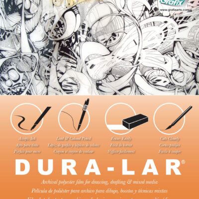 Grafix Dura-Lar Film, .005 in, Matte, 9 x 12 in, Pad