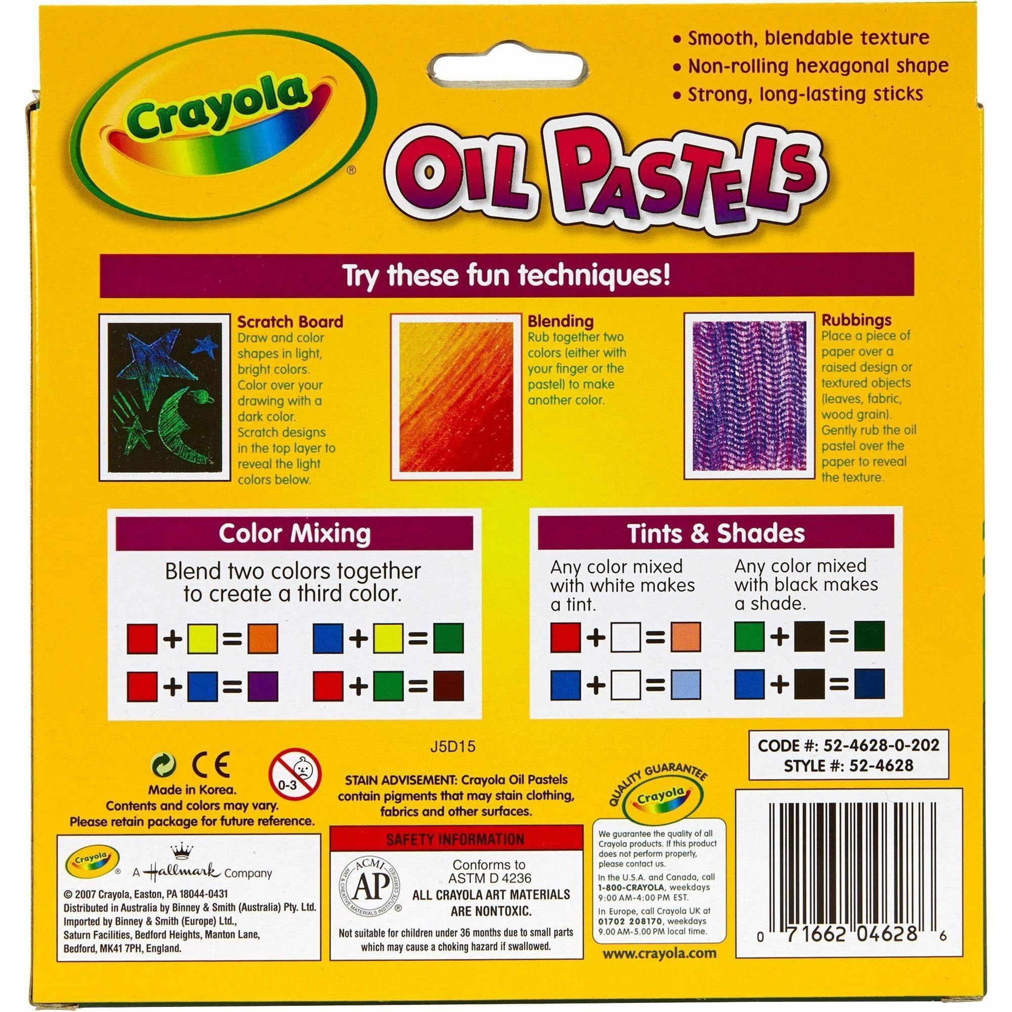 Crayola Oil Pastels, School Supplies, Kids Indoor Activities At Home, 28 Assorted Colors - Image 3