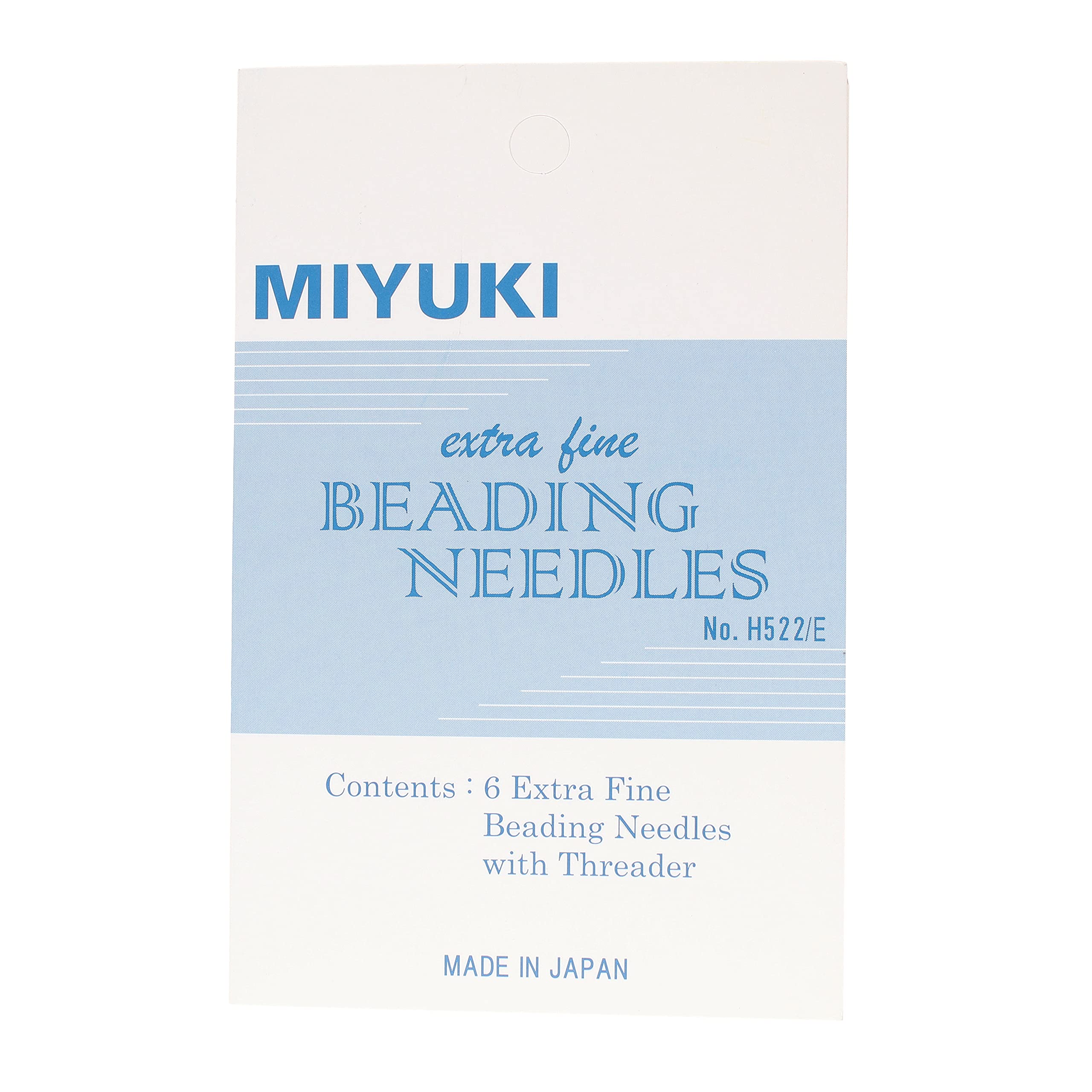 Miyuki Extra-Fine Beading Needles – 6 Pack, Assorted Sizes, 0.4mm Diameter – Needle Threader Included – Made in Japan – Use with Delica Beads for Jewelry Making and Other Seed Bead Projects - Image 5