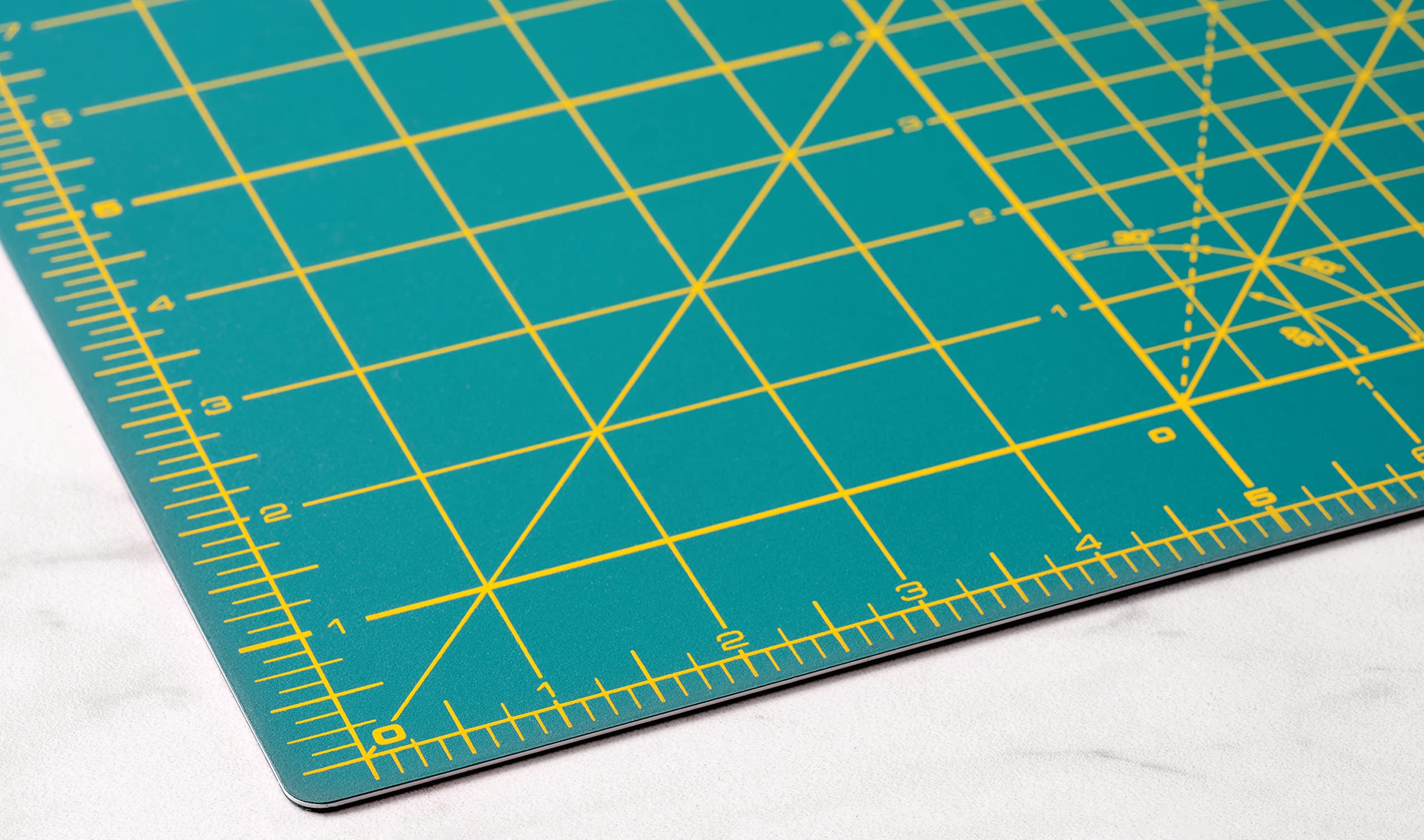OLFA 18x24" Self-Healing Rotary Cutting Mat (RM-SG) - Double-Sided, Green - Image 3