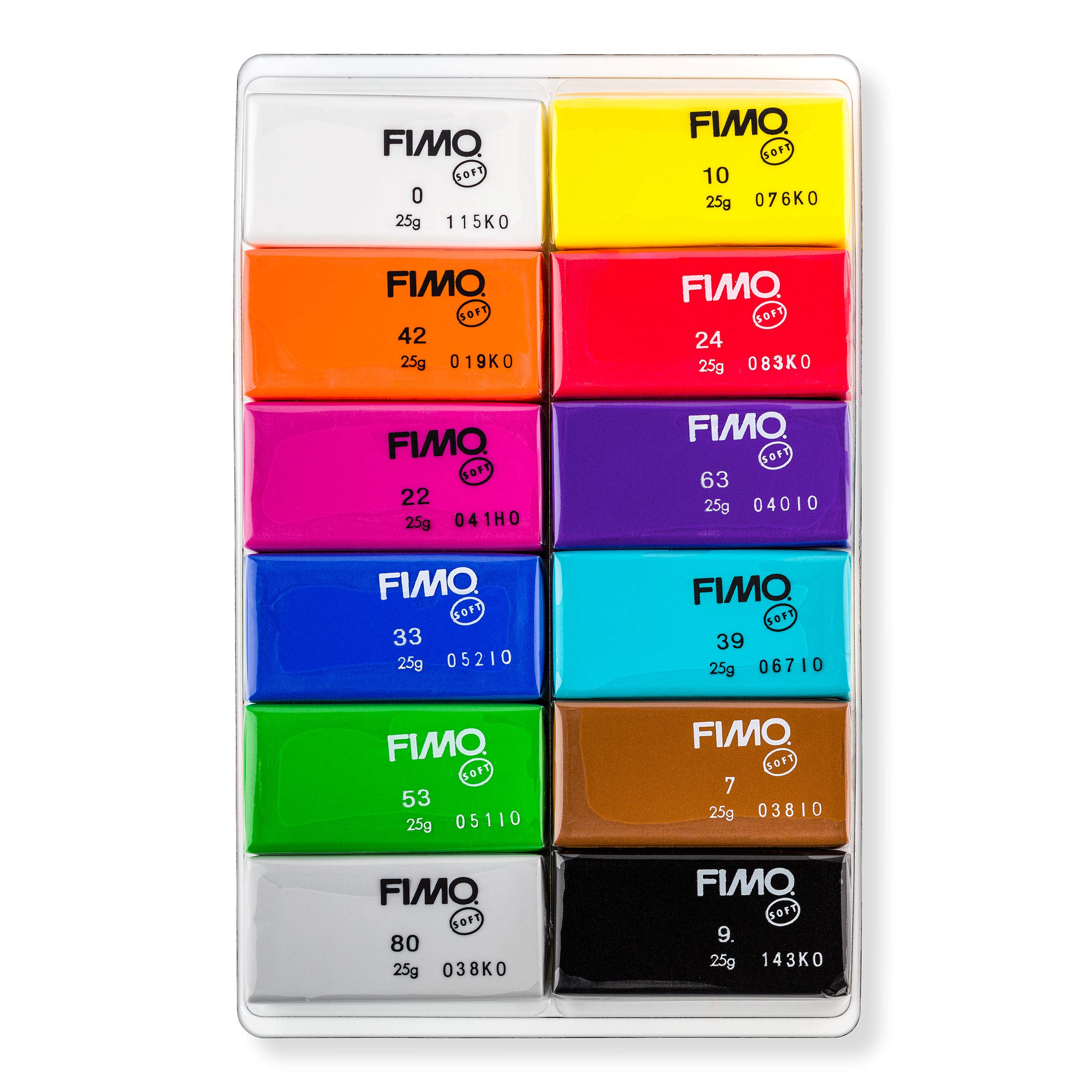 STAEDTLER FIMO Soft Oven Bake Polymer Clay: Set of 12 Assorted Colors (25g Each) - Clay for Modeling, Jewelry, Sculpting - Adult Arts and Crafts & Hobbies - Image 2