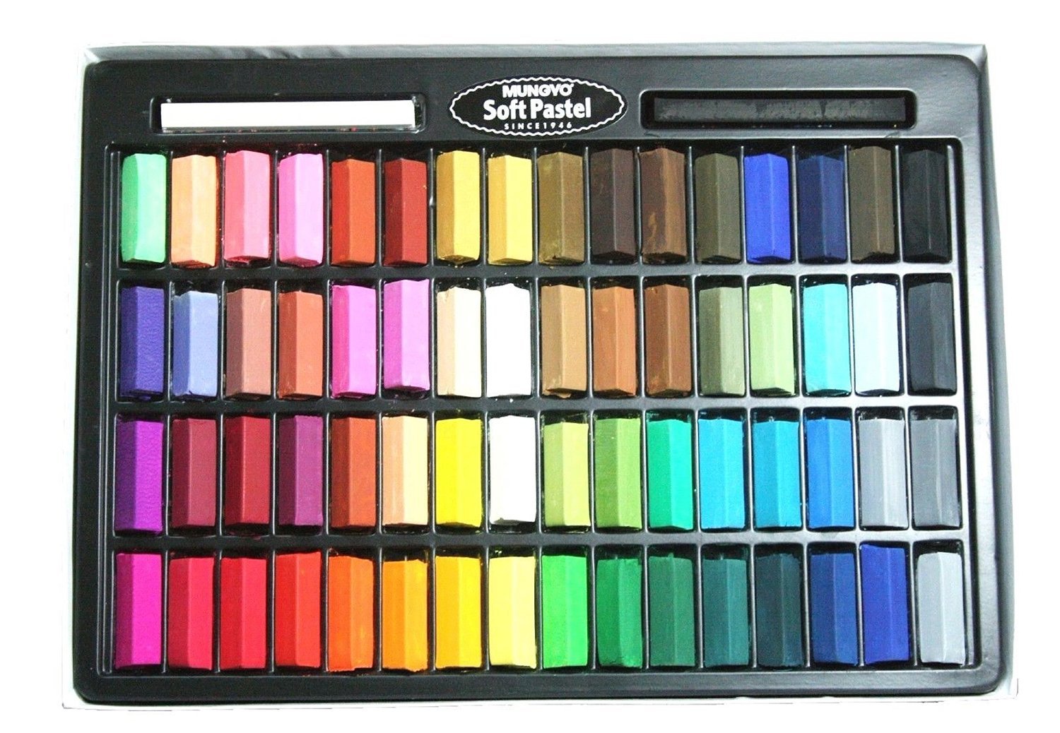 MUNGYO Soft Pastel 64 Color Set Square Chalk (US English Version) - Image 2