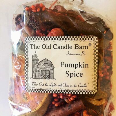 Old Candle Barn Pumpkin Spice Potpourri 4 Cup Bag - Perfect Fall Decoration or Bowl Filler - Beautiful Autumn Scent