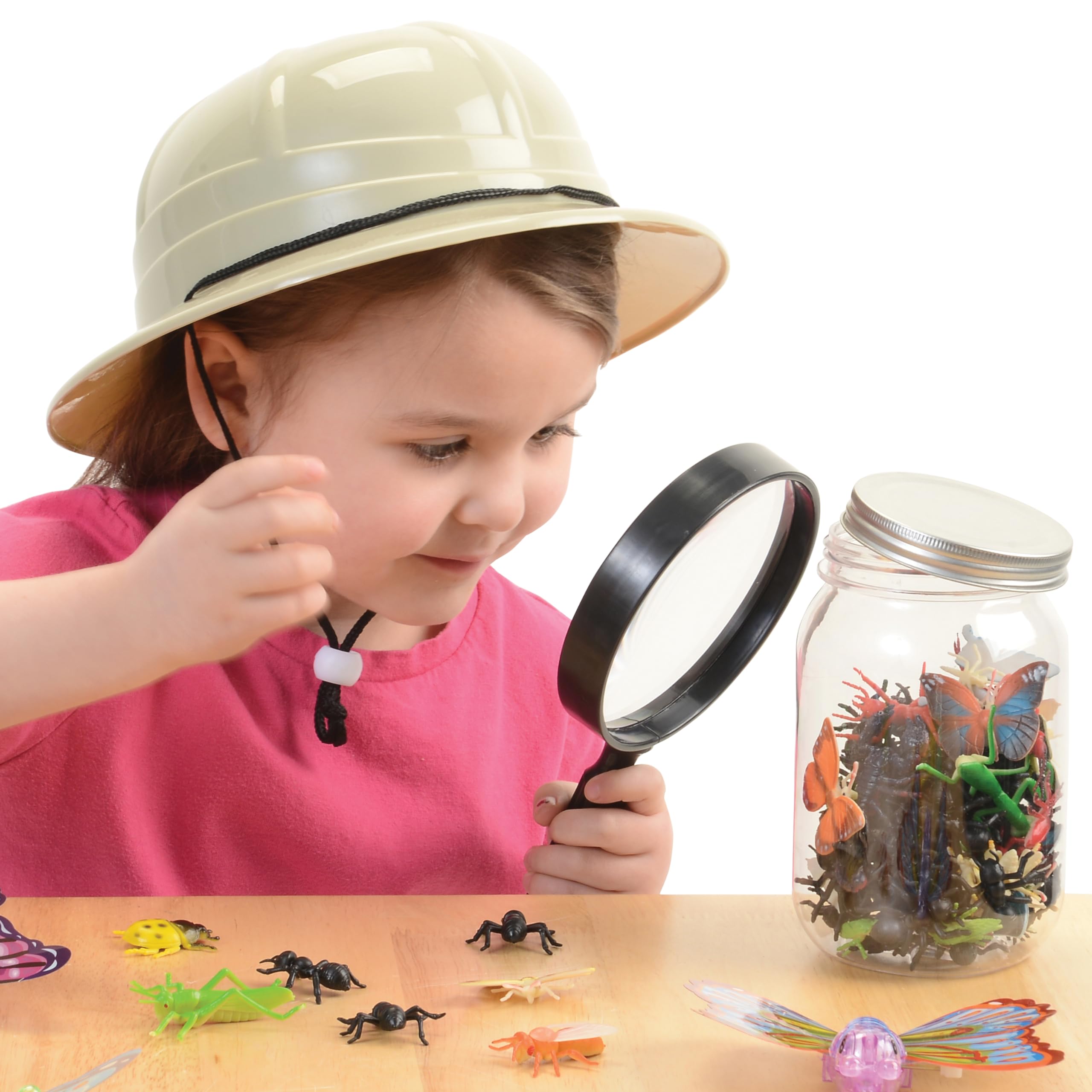 U.S. Toy US Toy One Jumbo 9" Plastic Magnifying Glass, Black - Image 6