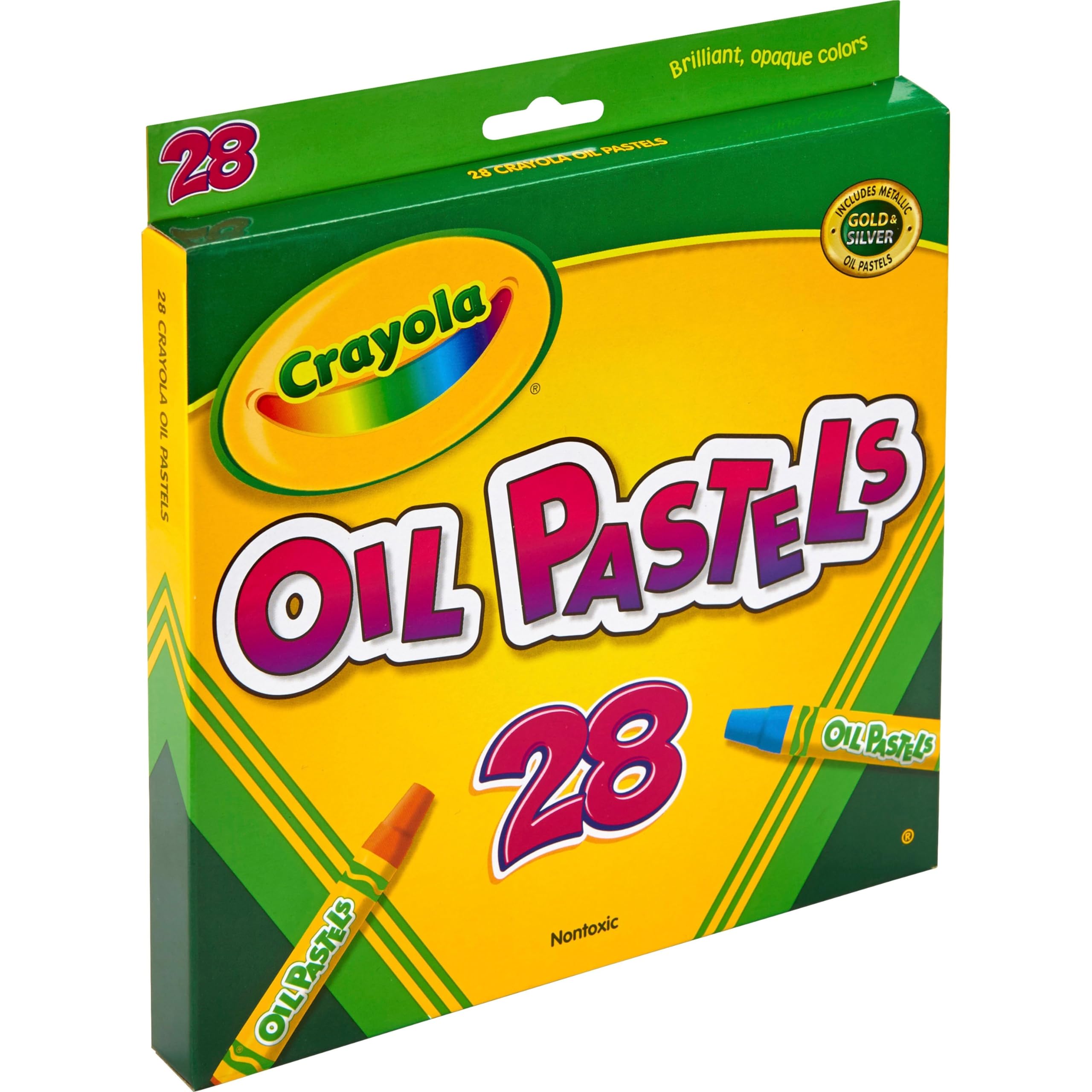 Crayola Oil Pastels, School Supplies, Kids Indoor Activities At Home, 28 Assorted Colors - Image 4