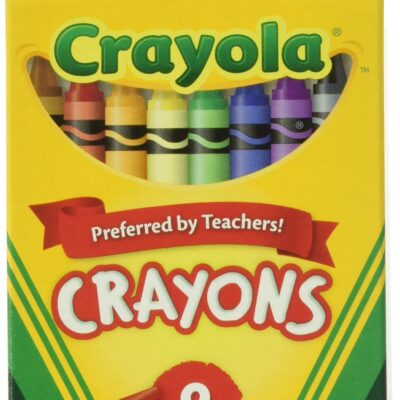Crayola Crayons 8 in a Box (Pack of 12) 96 Crayons Total