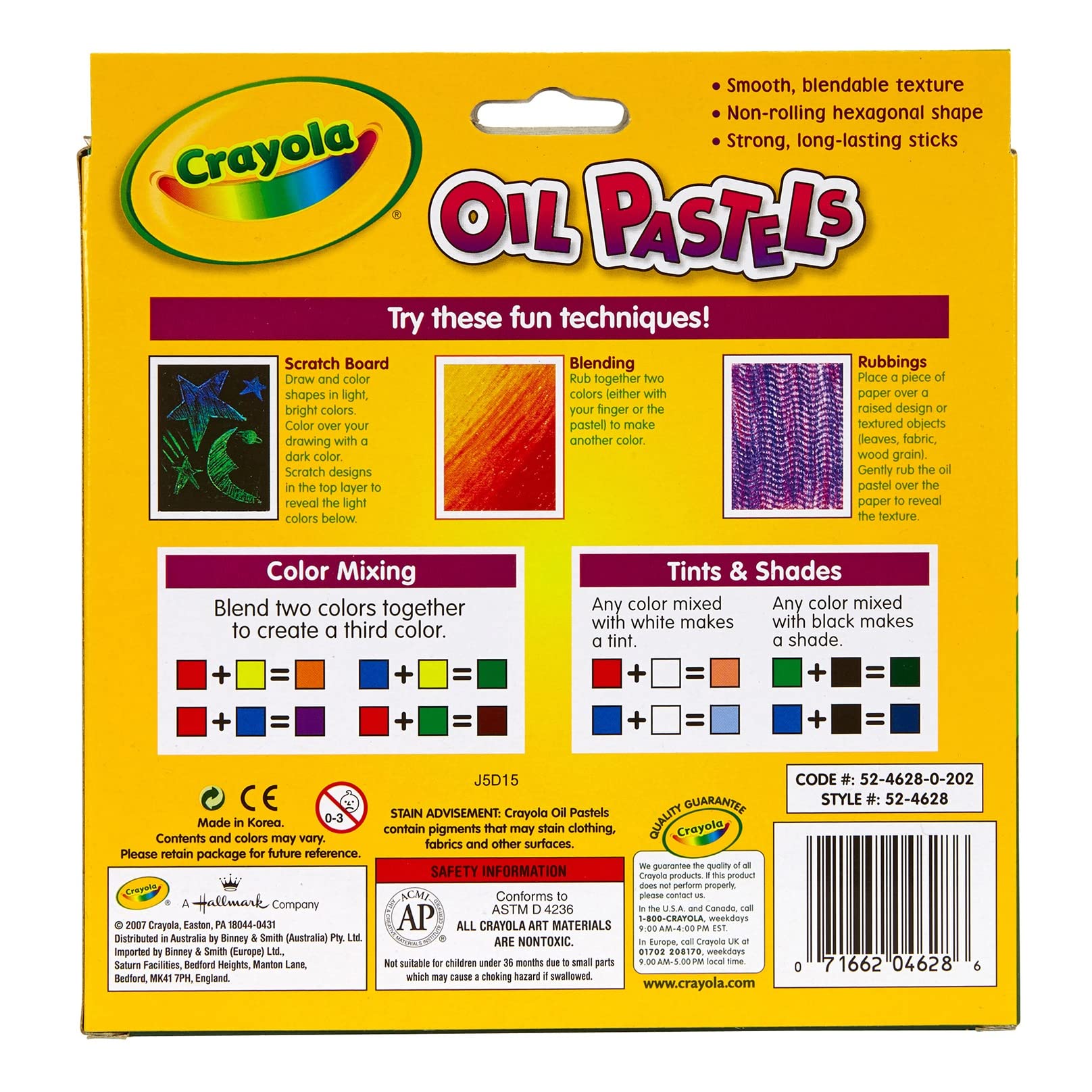 Crayola Oil Pastels, School Supplies, Kids Indoor Activities At Home, 28 Assorted Colors - Image 5