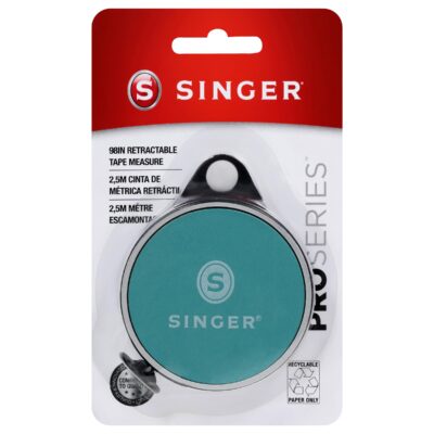 SINGER 50003 ProSeries Retractable Tape Measure, 98-Inch, Teal