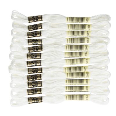 DMC 6-Strand Embroidery Cotton Floss - Winter White - 12/Pkg