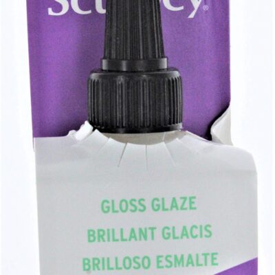 Sculpey® Gloss Glaze, Non Toxic, 1 fl oz. bottle with precise flow twist cap. Will add a glossy finish to your baked polymer oven-bake clay creations!