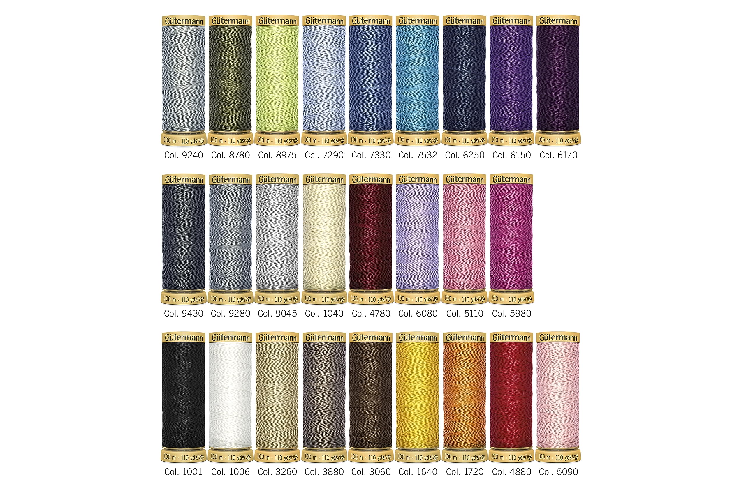 Gutermann Spool Box 26 Cotton Thread Set, Assorted Colors (6818670) - Image 2
