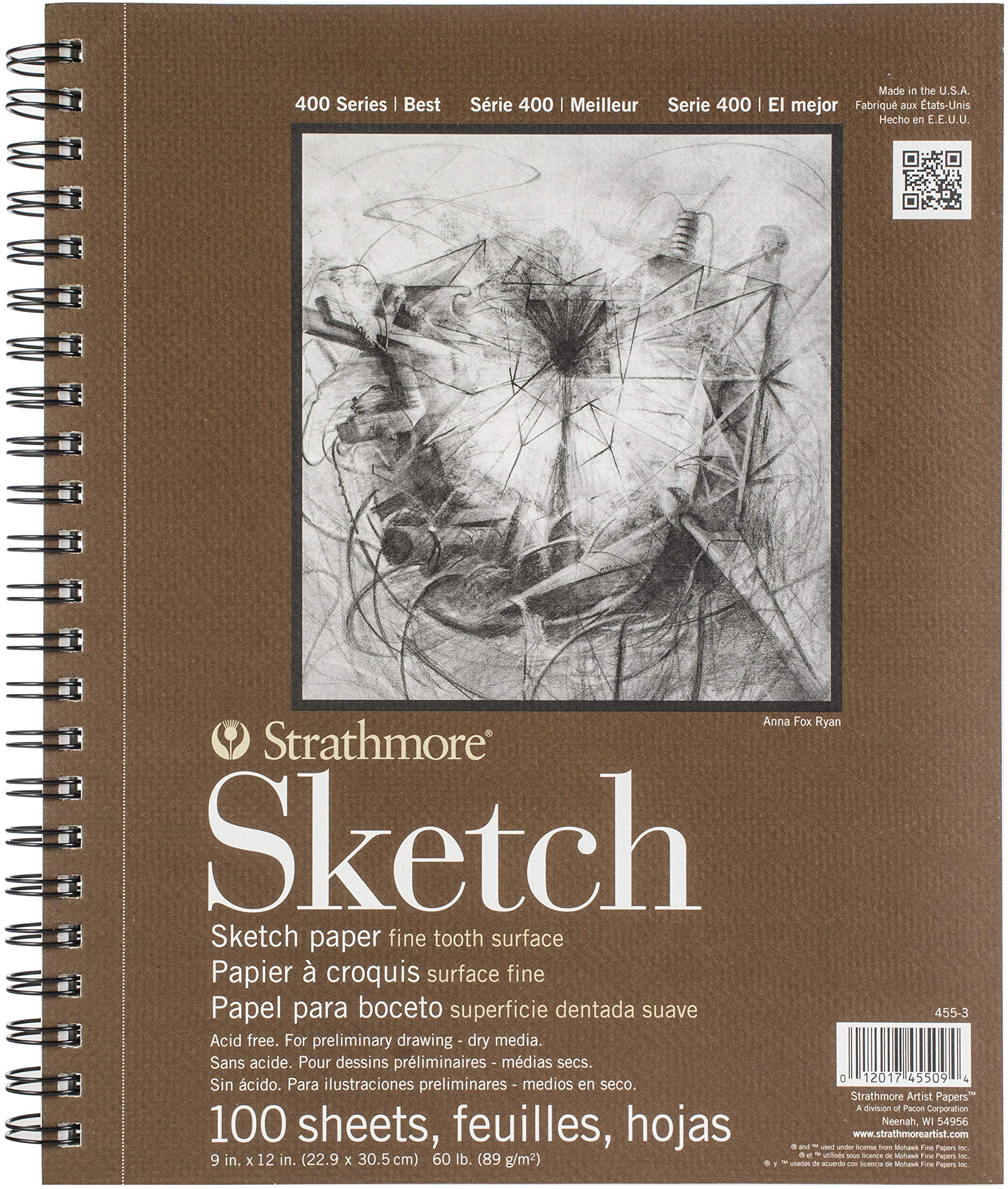 Strathmore Series 400 Sketch Pads 9 in. x 12 in. 100 Sheets - Image 2
